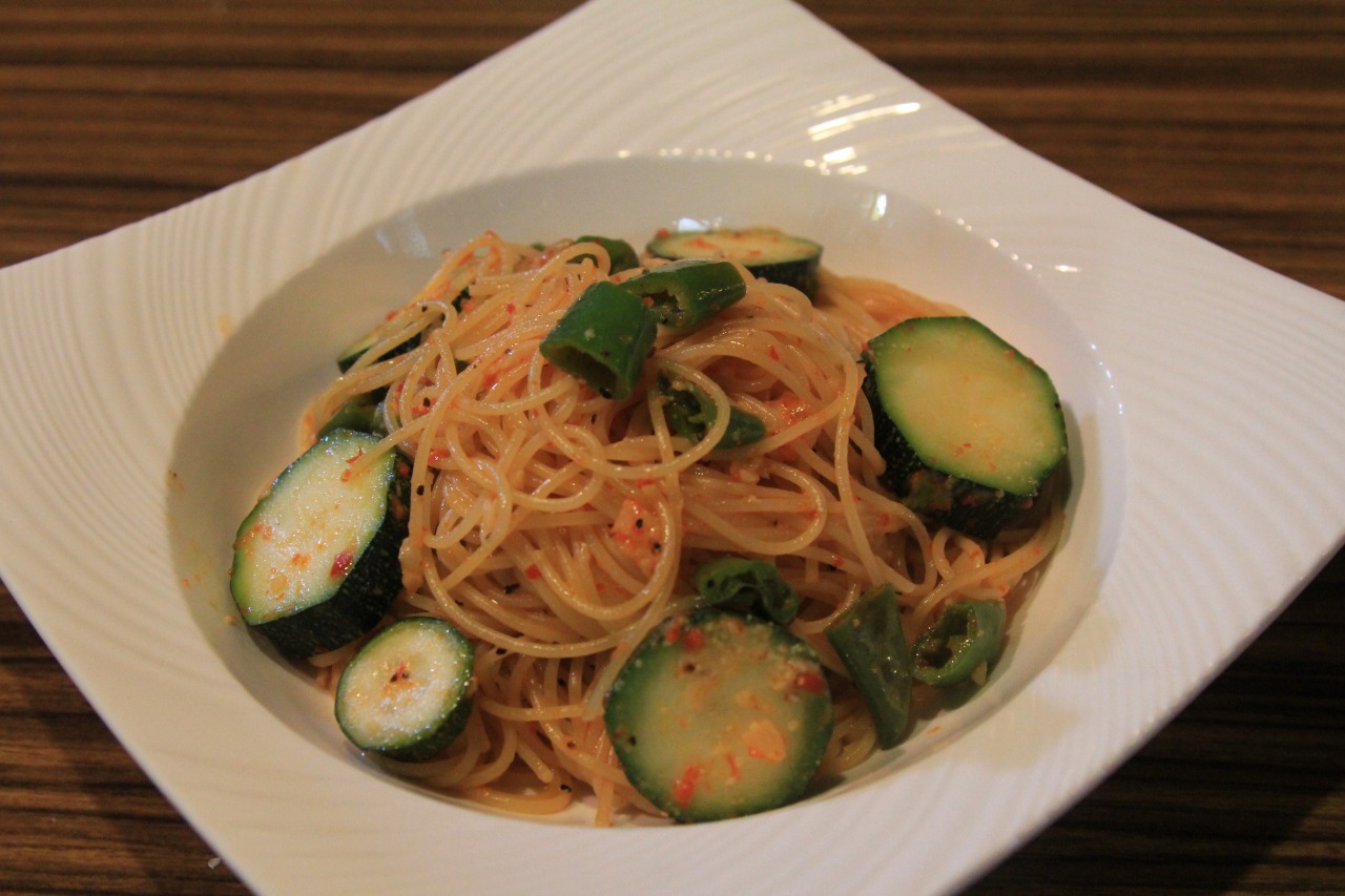 KB農園の野菜で作ったパスタ