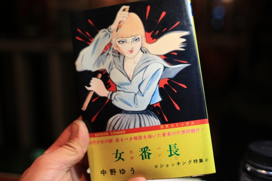 表紙に惹かれて購入した70年代の女番長劇画本
