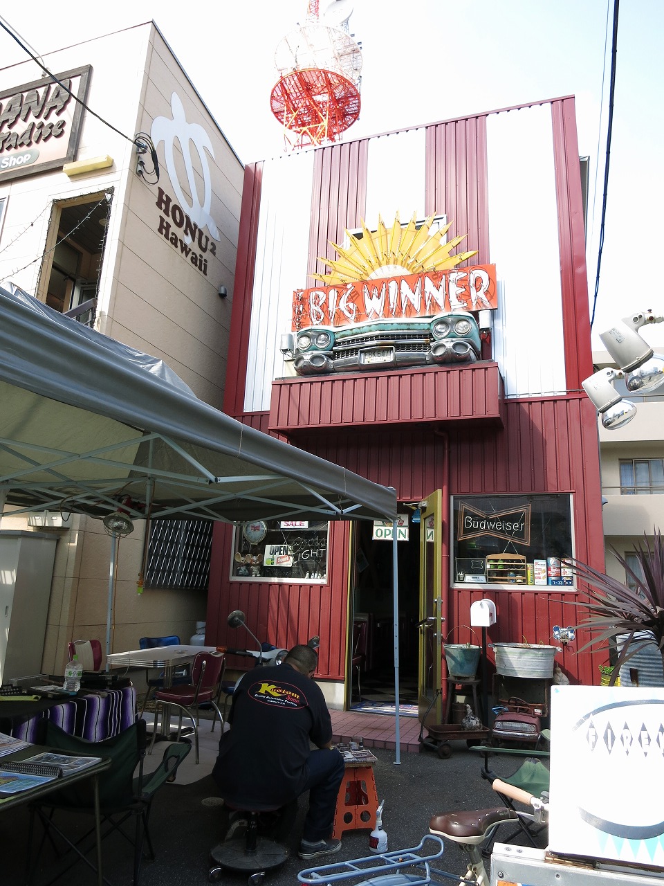 THE BIG WINNER店内のイベント会場の様子
