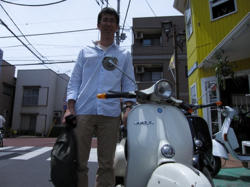 本日来店されたお客様ベスパその1