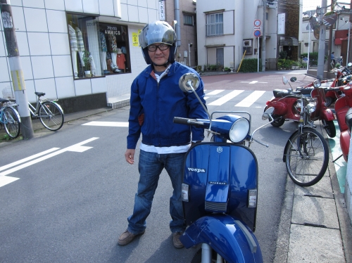 本日来店されたお客様ベスパその4