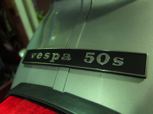 整備前のベスパ50s、走行距離100kmの姿