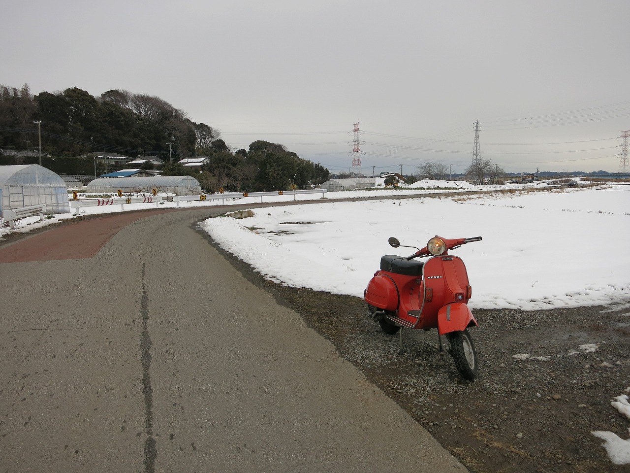 朝一番にP125Xで試運転を行った時の風景