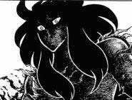 漫画『男坂』に登場する喧嘩鬼のコマ
