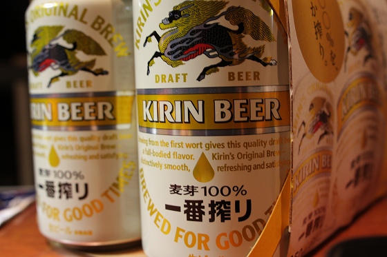 さらに別の方から届いた缶ビールの差し入れ