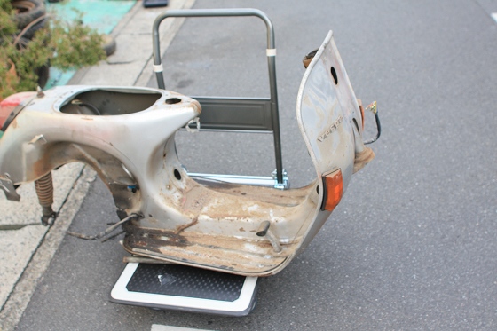 新しく購入した台車の写真