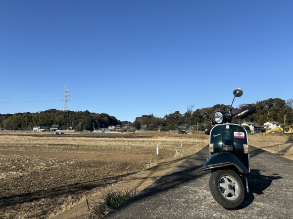 冷たい風の中で行った朝の試運転
