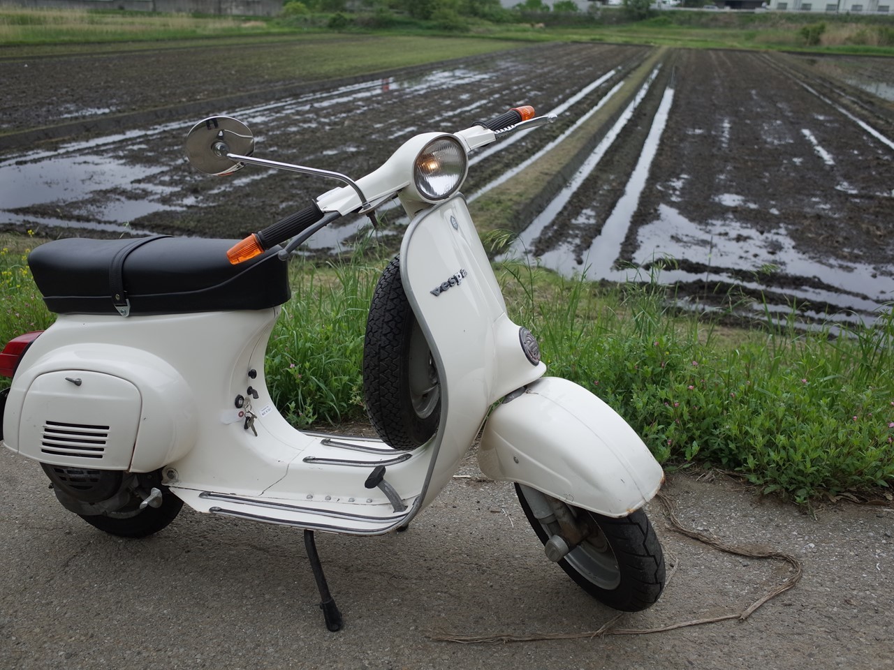 ベスパ50sの試運転スタート