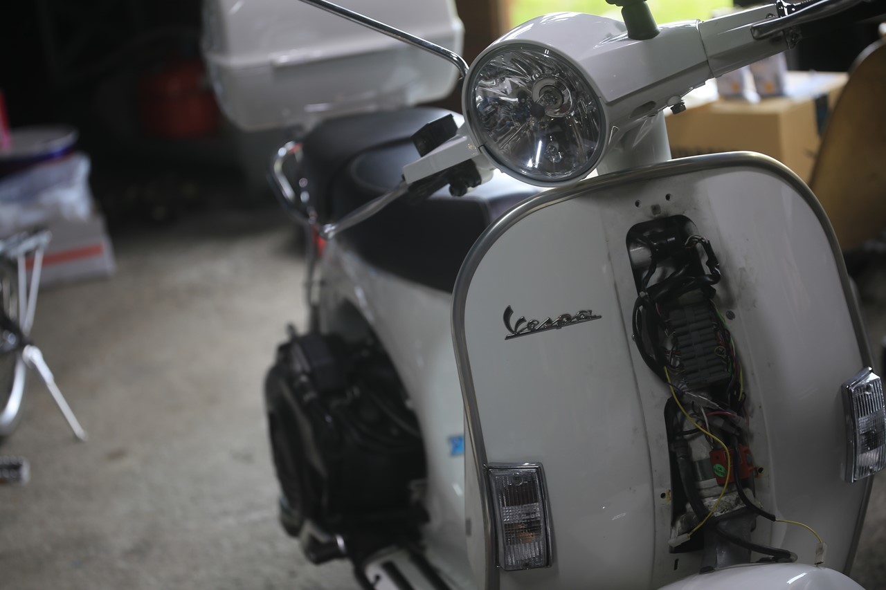 今朝試運転したPX125EURO3(アイキャッチ指定)