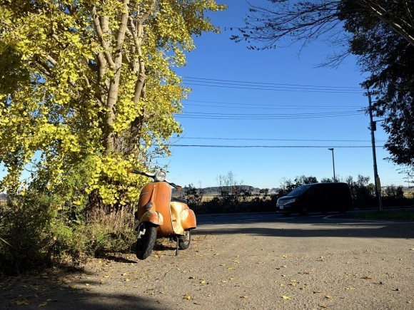 試運転に使われたベスパ50R