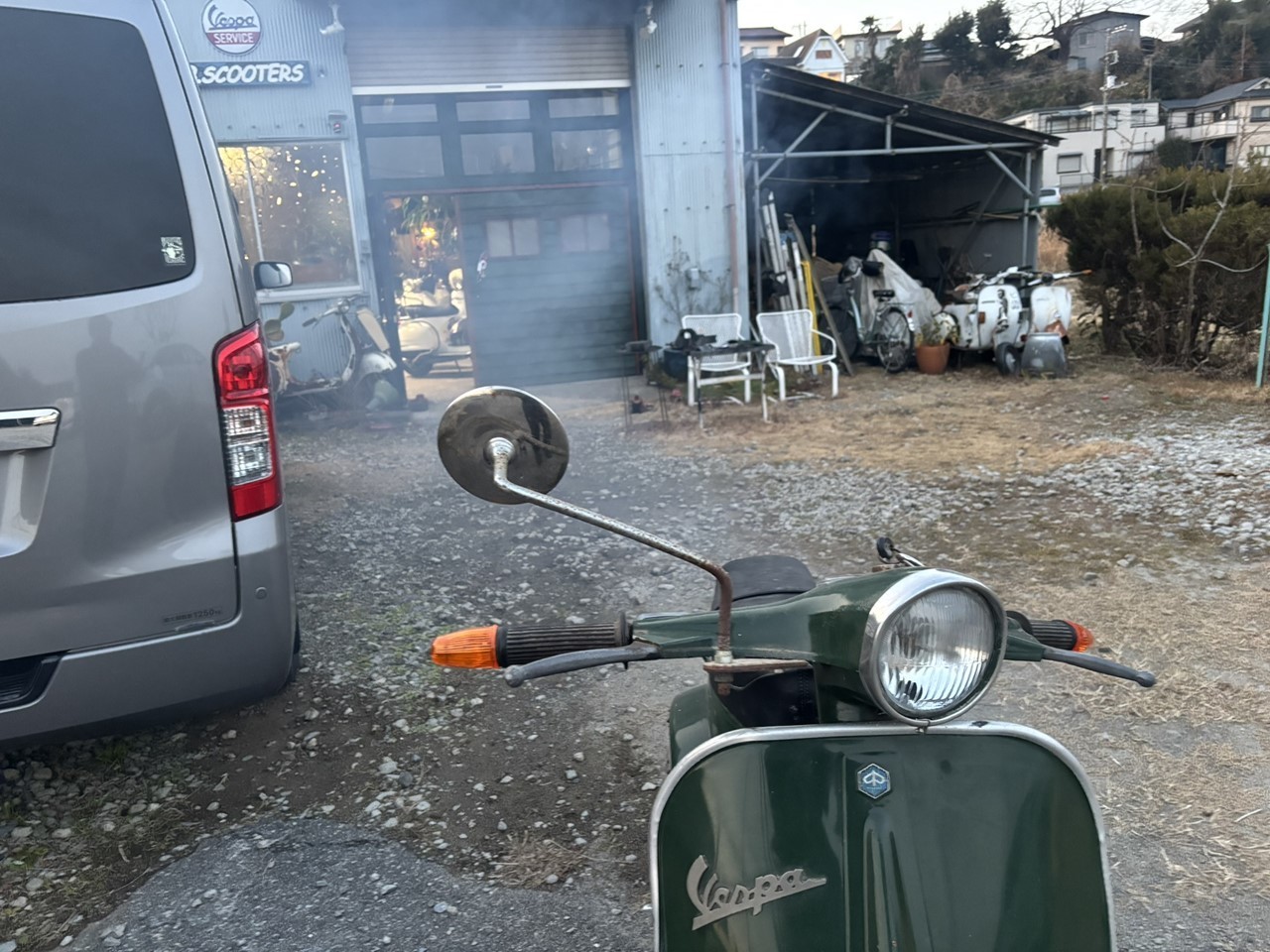 長期不動からエンジン始動した125ET3(アイキャッチ指定)