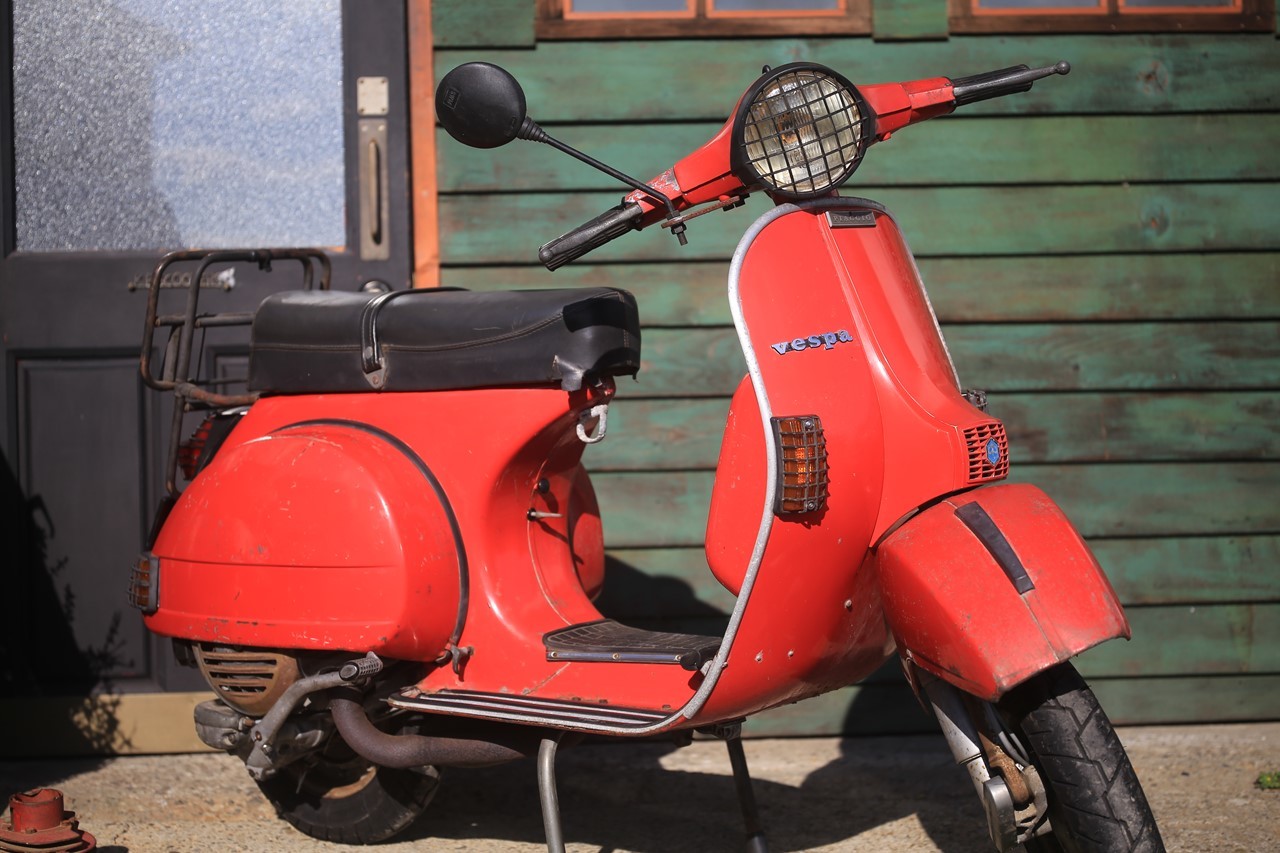 中古車P200Eの最終確認試運転の様子