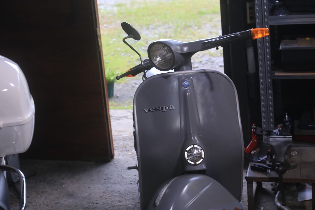 試運転へ行けないベスパ50R