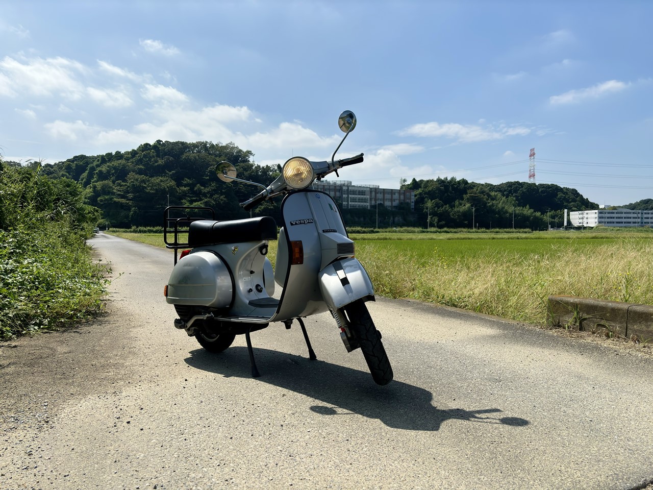 試運転中のベスパ(アイキャッチ指定)