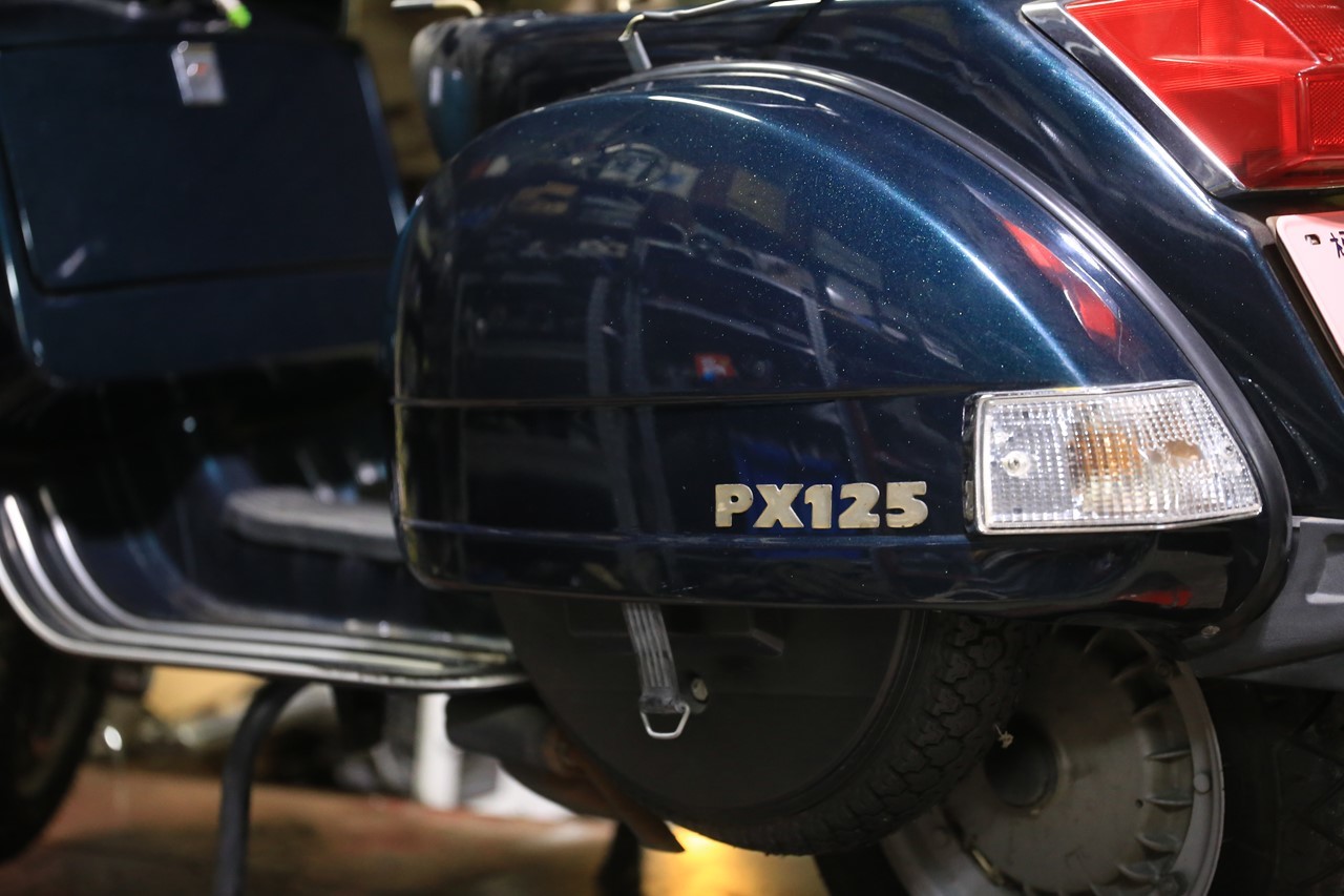 13年振りに来店されたお客様のPX125FL2