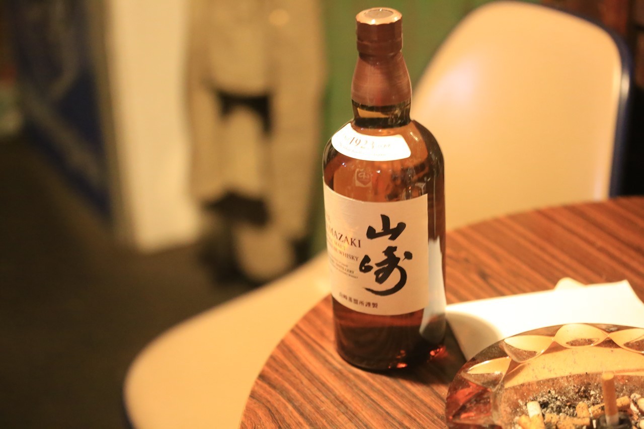 お客様からの高級なお酒の差し入れ