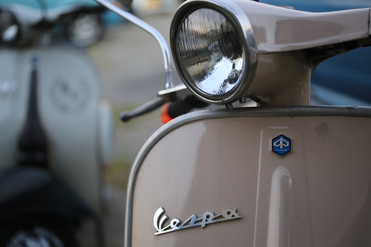 試運転中のベスパ125ET3
