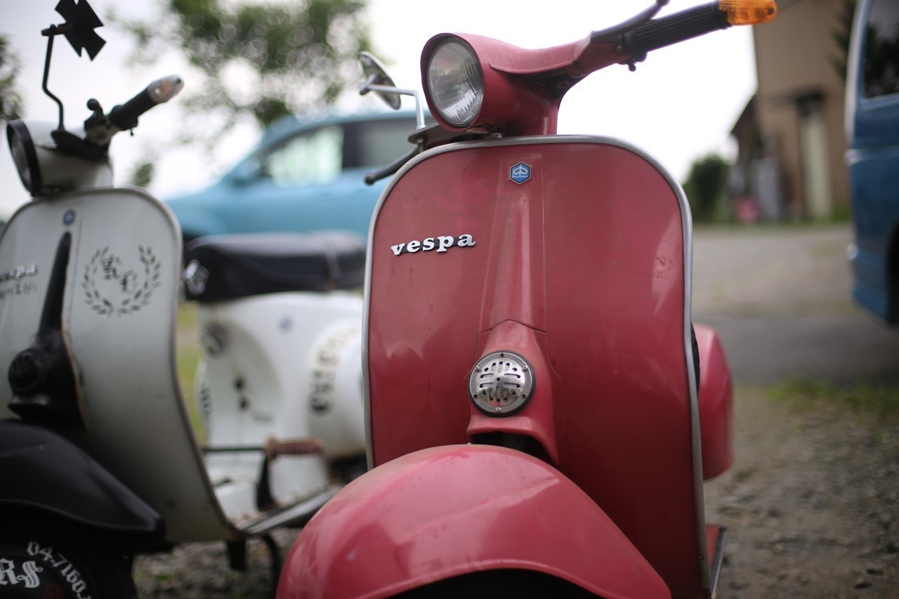 ベスパ50sの試運転