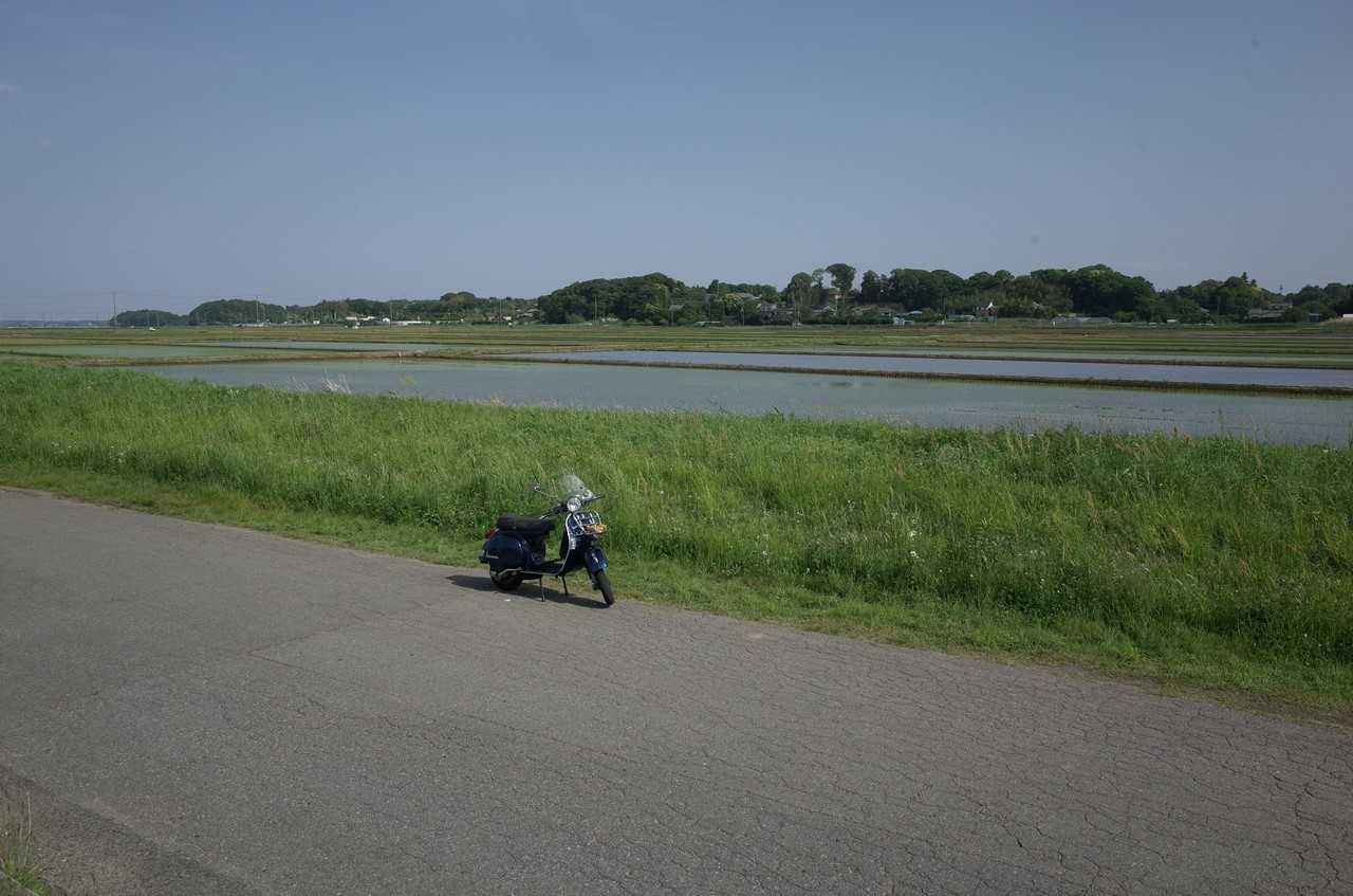 試運転を終え整備完了したベスパPX125FL2
