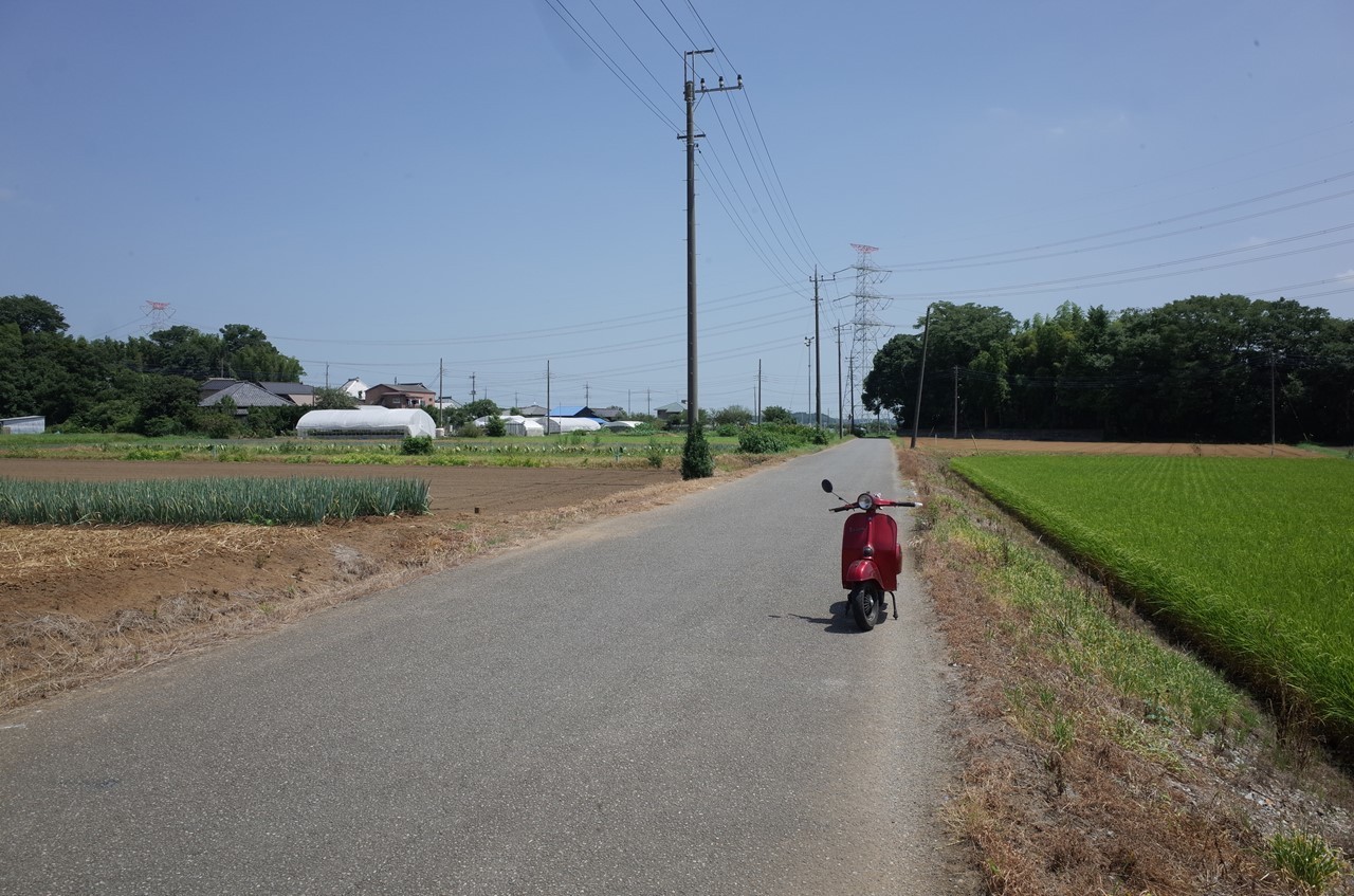 手賀沼周辺での試運転風景