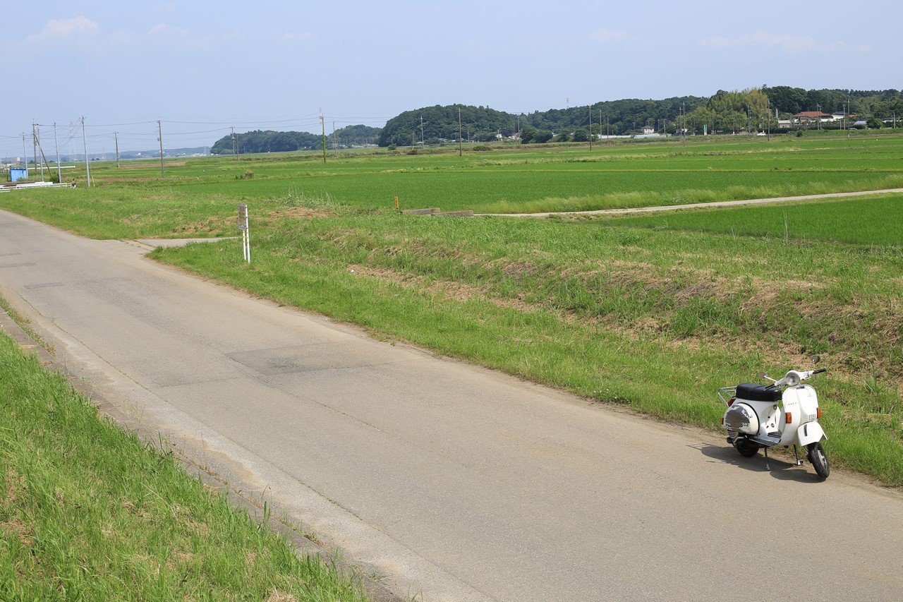 午後の試運転で走るベスパP125X