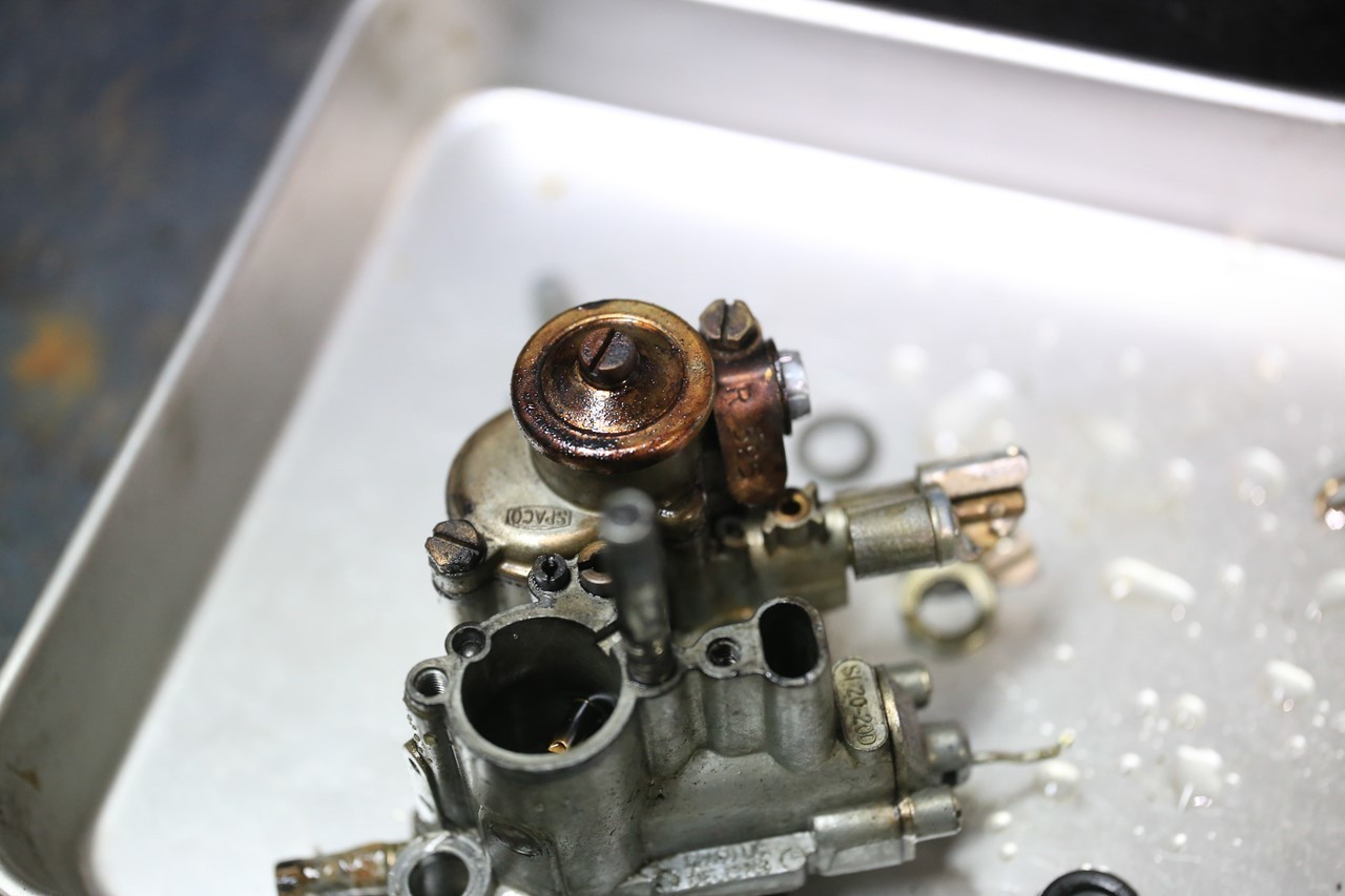 PX125FL2のキャブレターオーバーホール作業