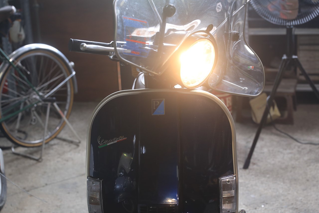 キック1発で始動したPX150EURO3