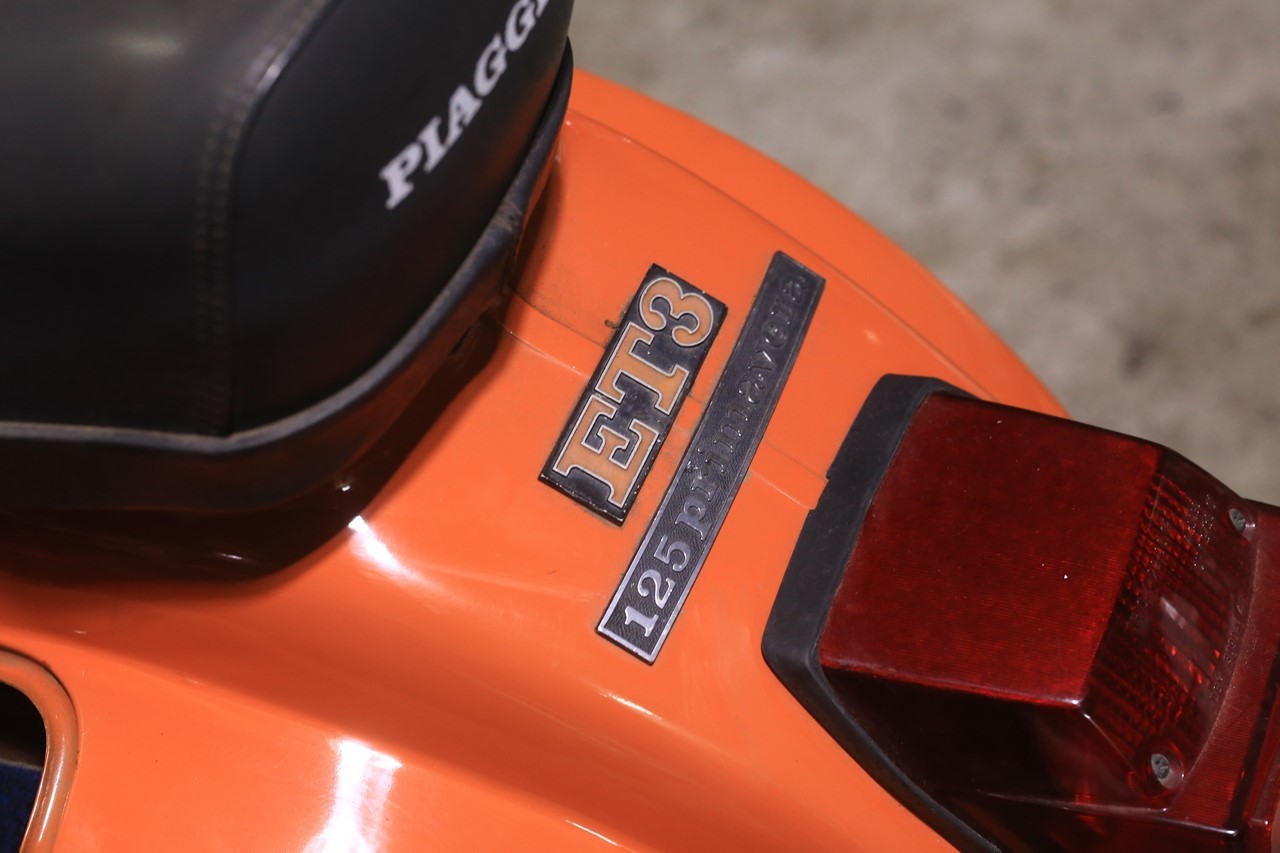 30年ワンオーナーのベスパ125ET3点検整備