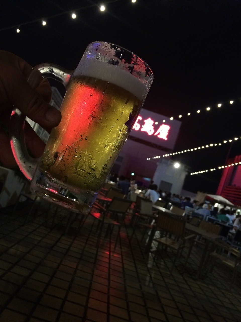 昔撮影した生ビールの写真