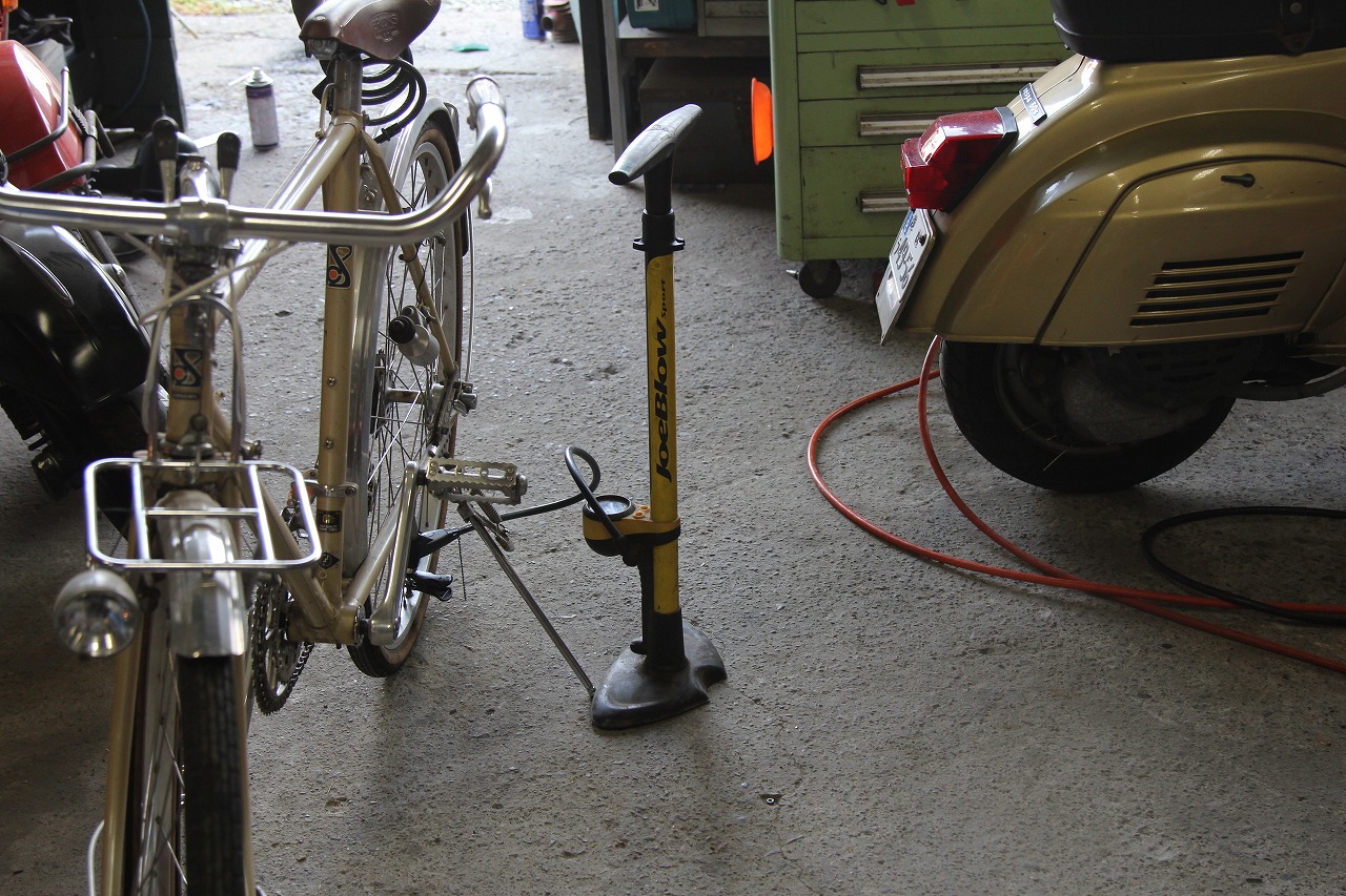 冬眠から復活した自転車も登場