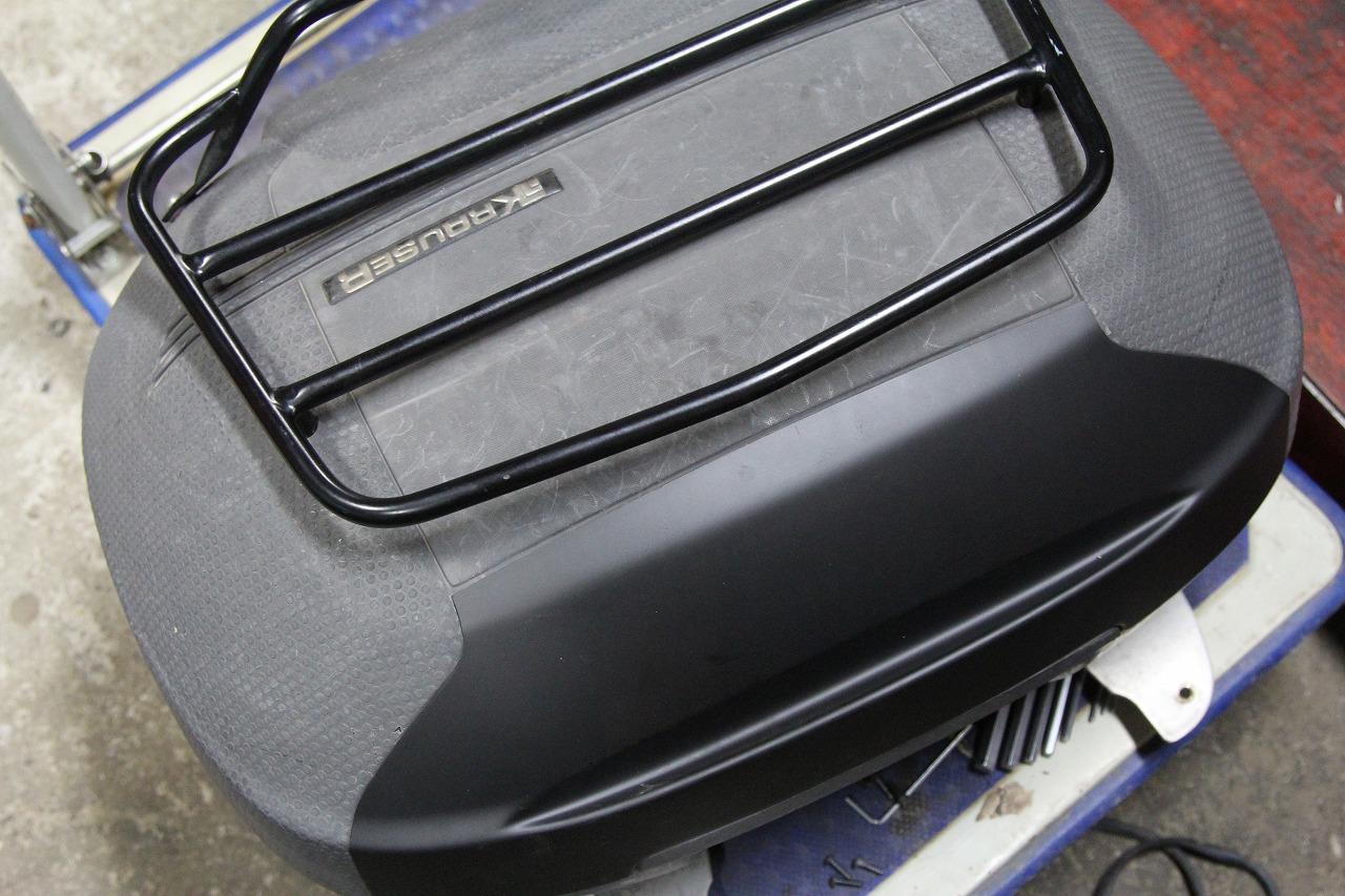 トップケースをクラウザー製に交換したP125X