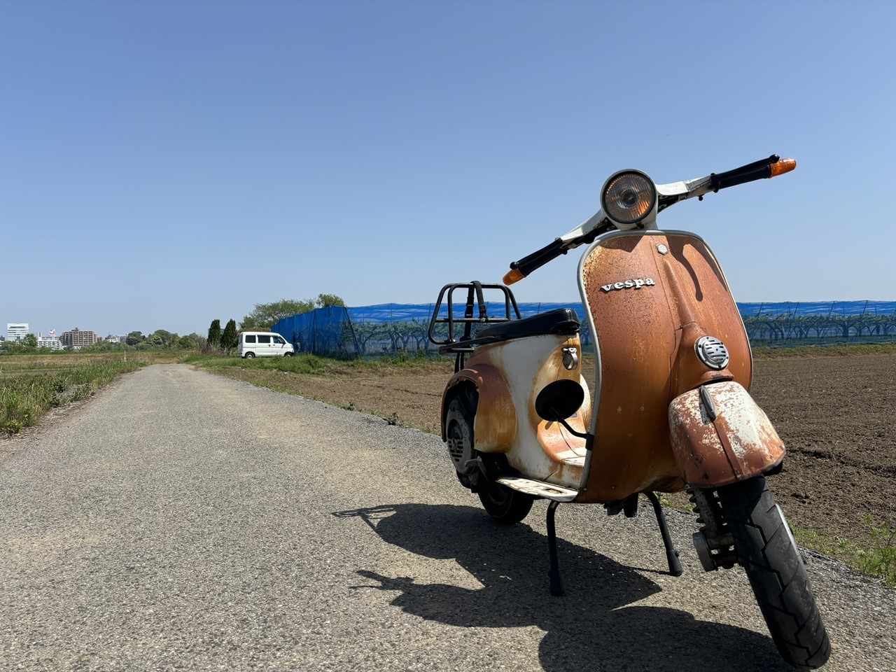 修理後に念のため行った試運転の様子(アイキャッチ指定)