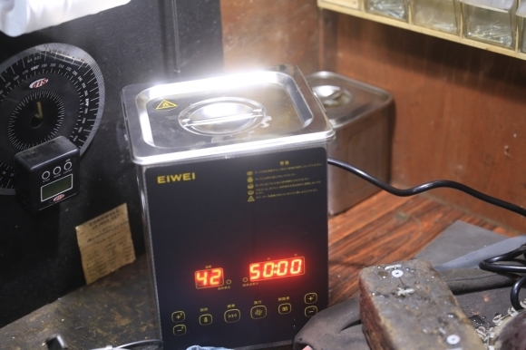 キャブレター洗浄に使った超音波洗浄機