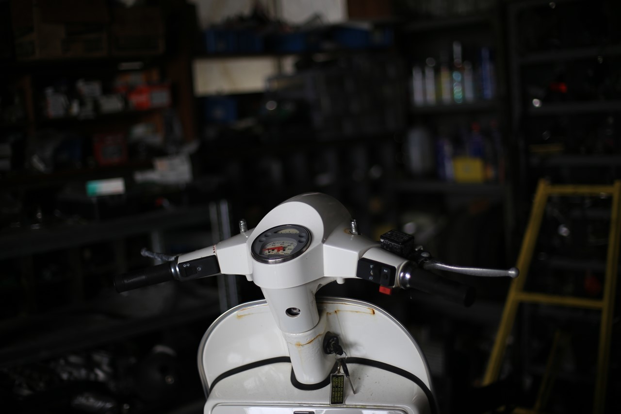 PX125EURO3のラスペネ処理したミラー