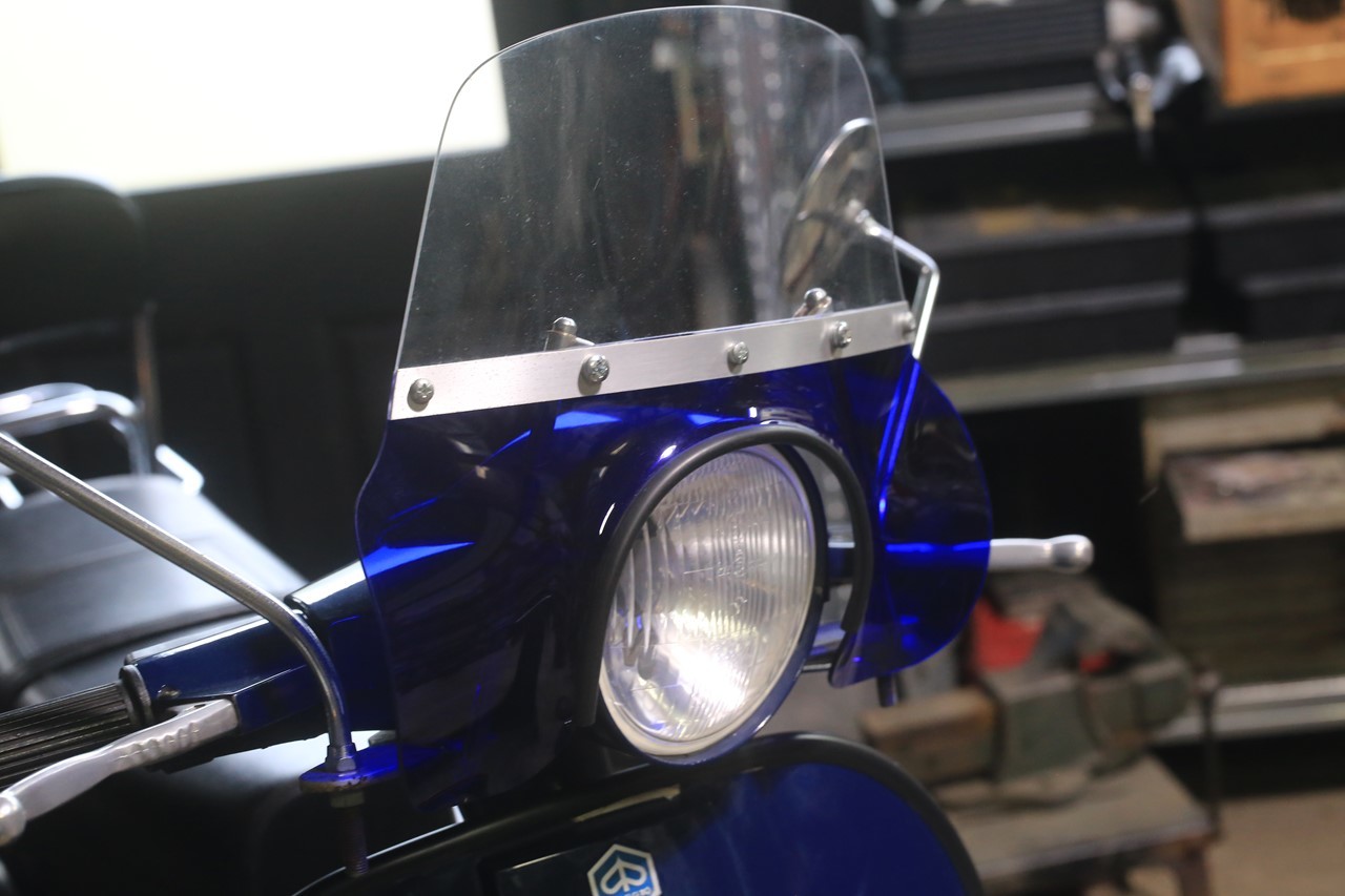 PX200Eの風防取り付け位置が気になる様子