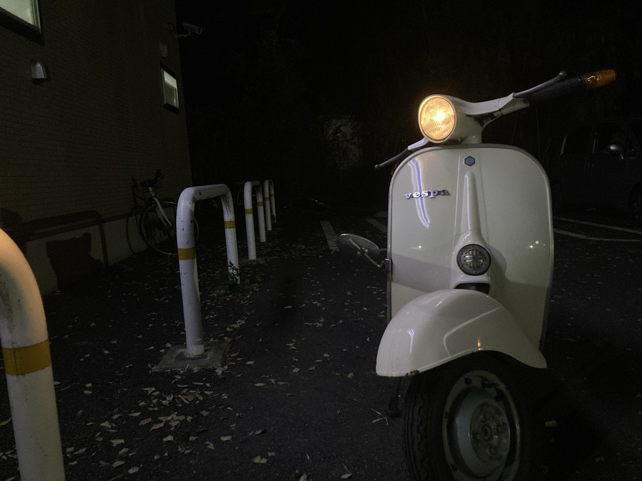 再度試運転するベスパ