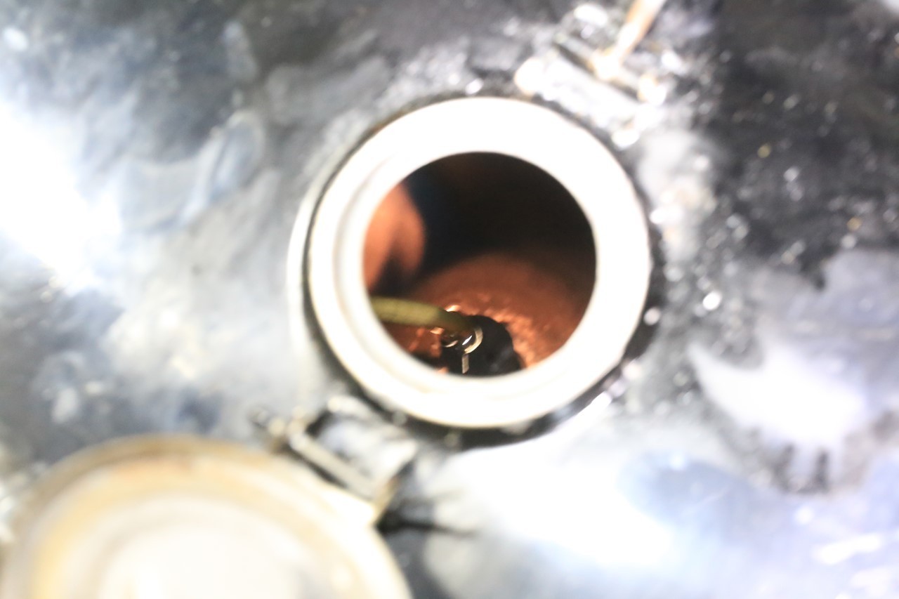 ON位置でのガソリン供給確認