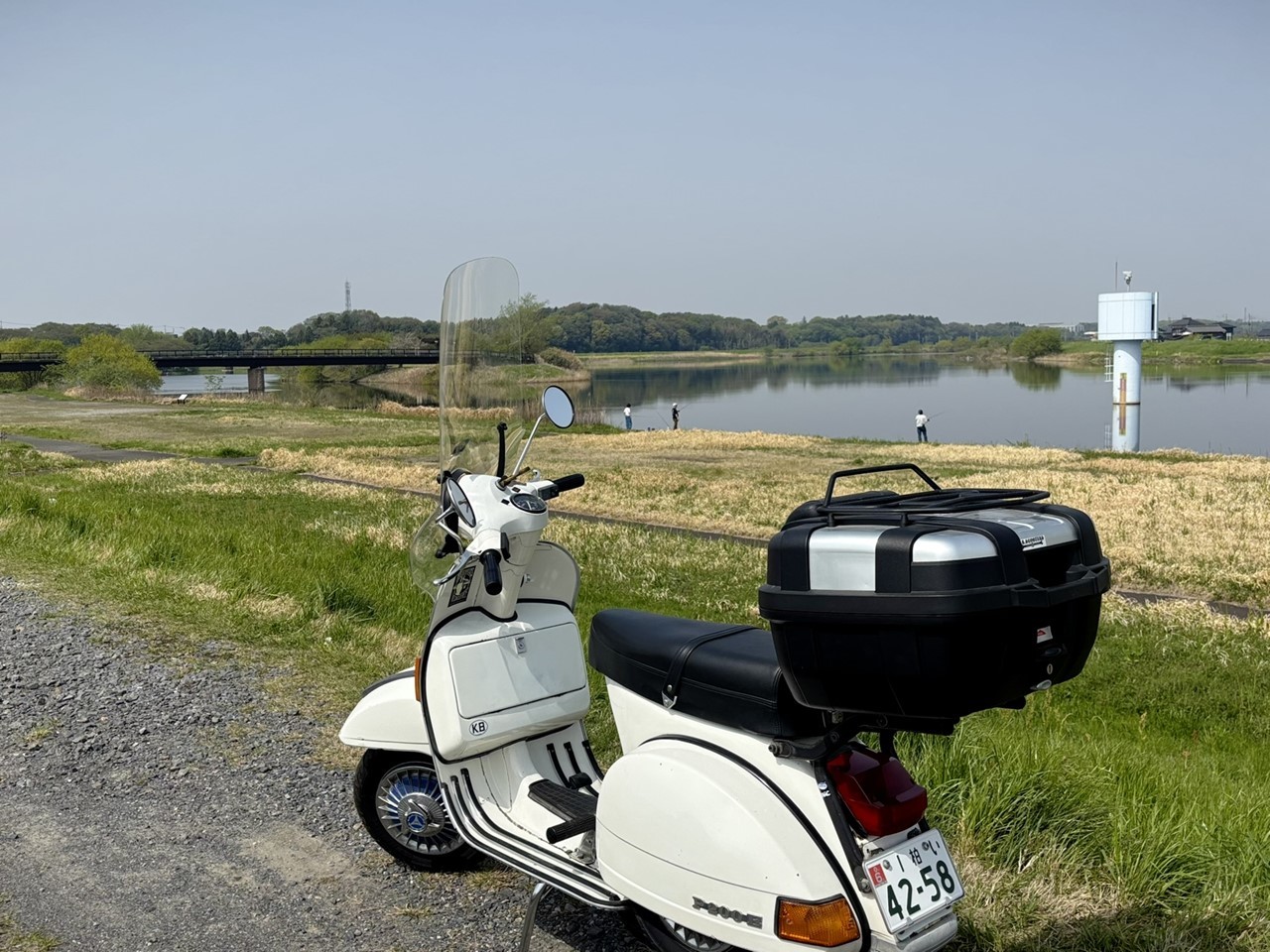 実家へ向かう途中のPXでの走行シーン