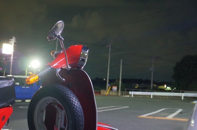 試運転中のベスパ125GTR