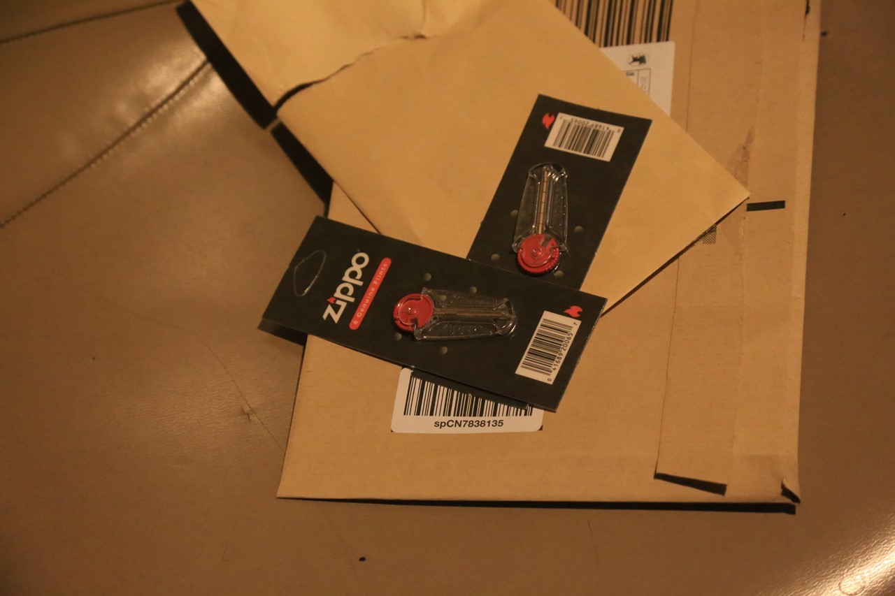 通販で購入したZIPPO用品