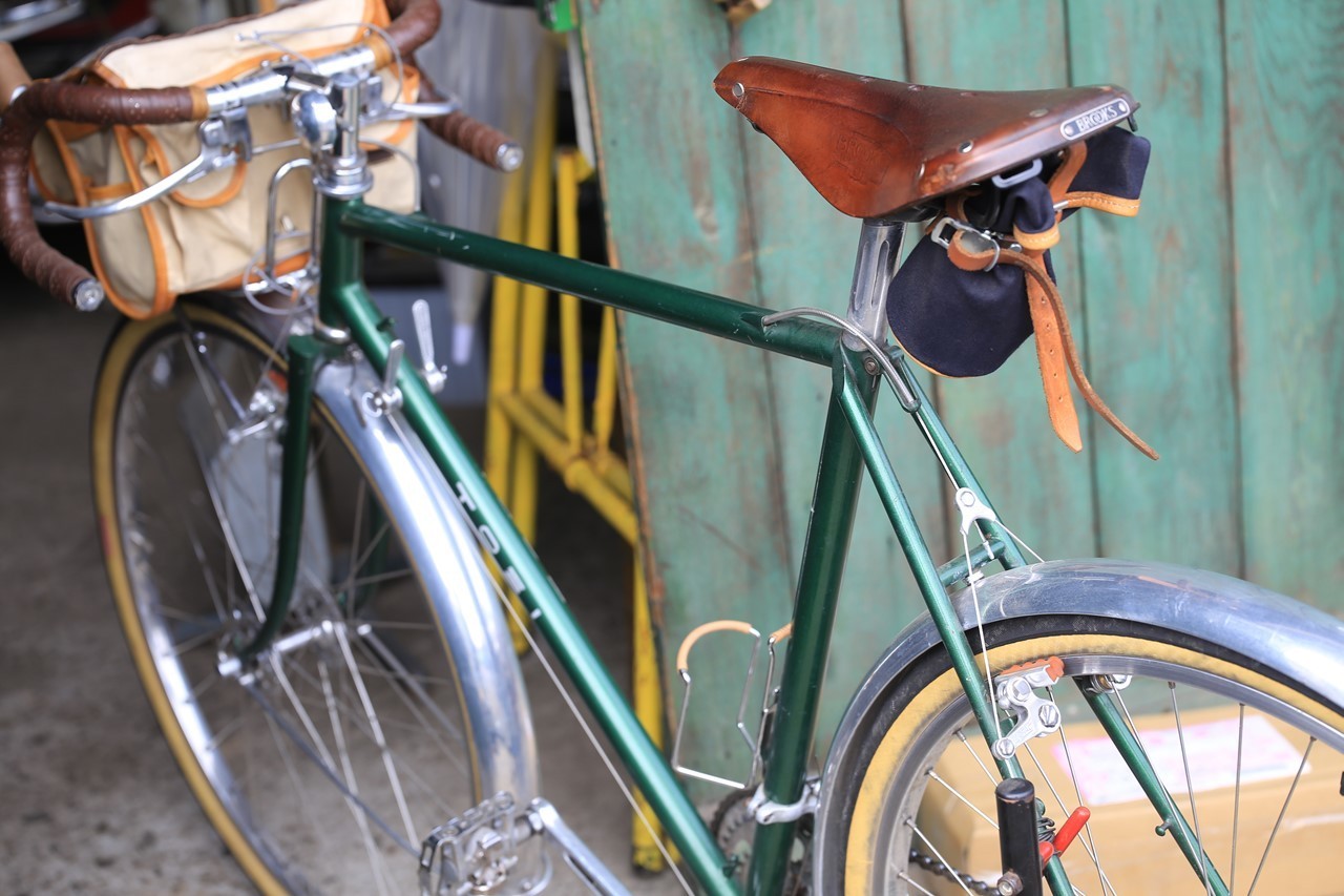 久しぶりに引っ張り出した自転車