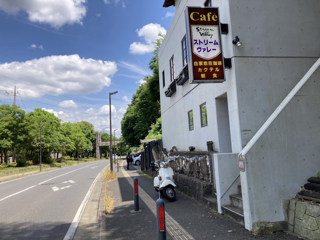 手賀沼沿いのカフェでのランチ