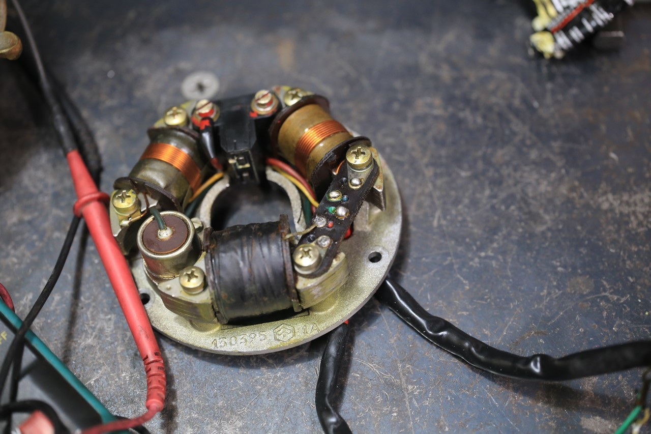 灯火類のコイル交換して12V化