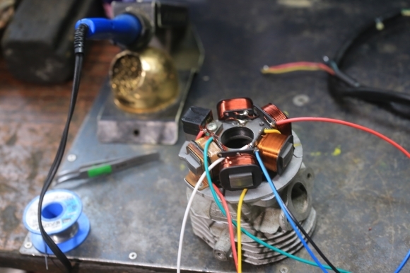その他の修理作業中の様子