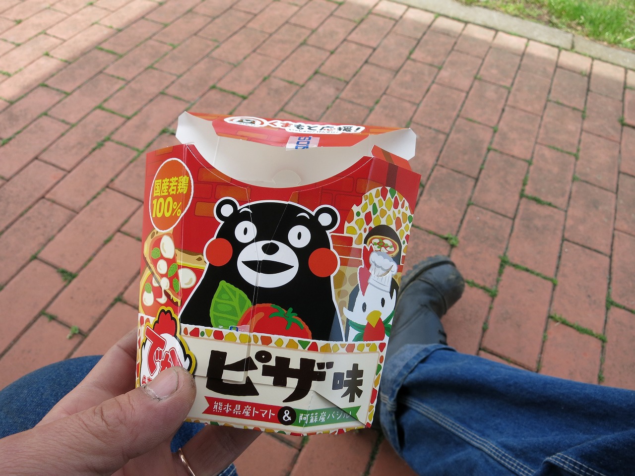 クマモンパッケージと試運転相談中