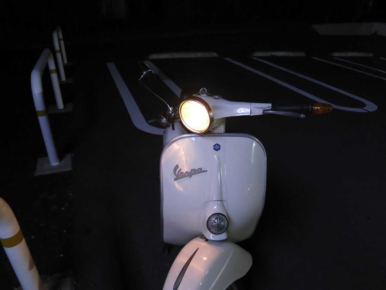 ベスパ125ET3 試運転の様子