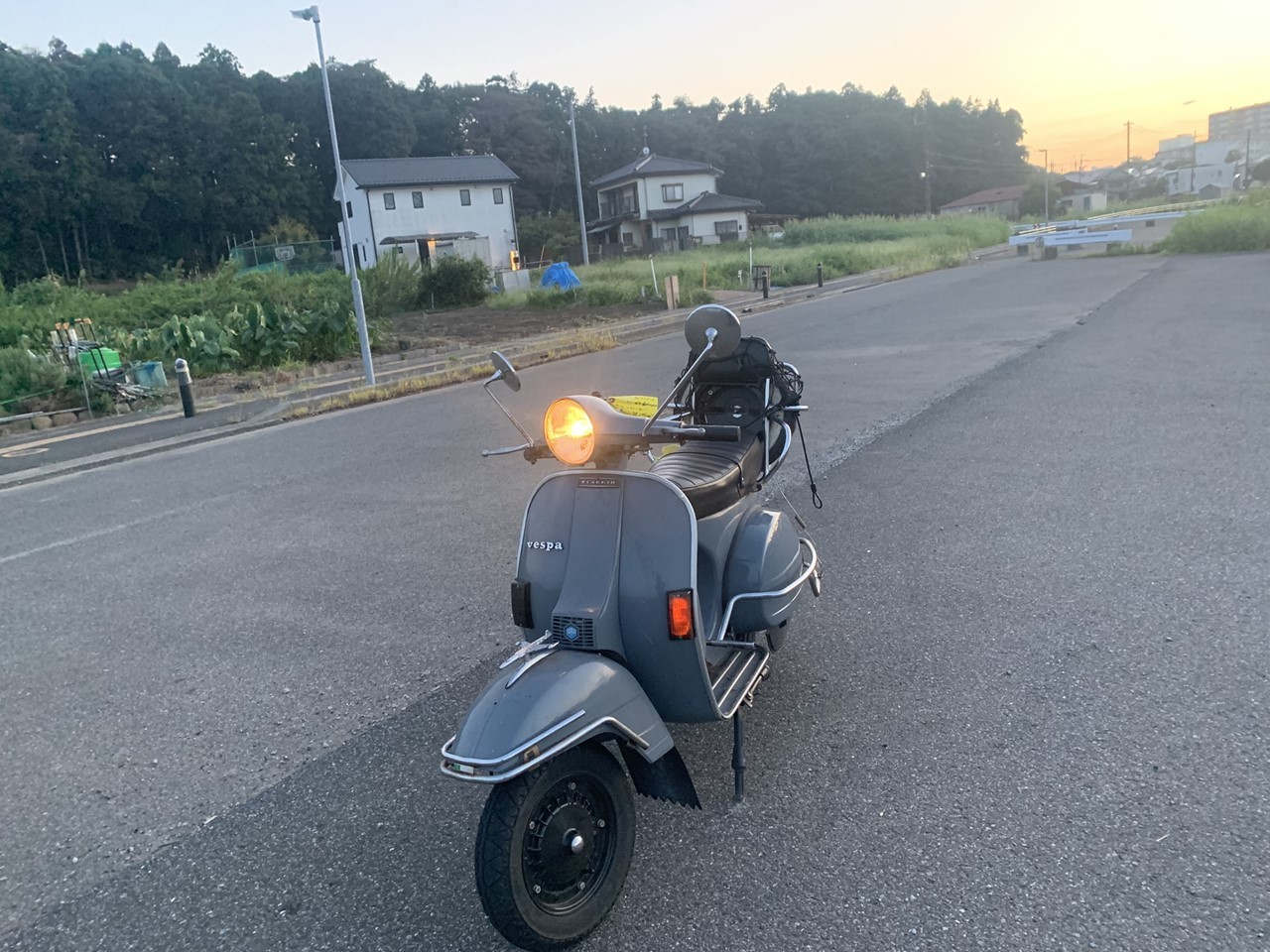 試運転中のベスパP200E