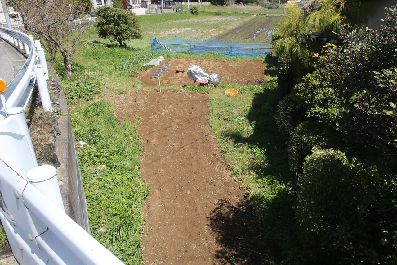 半端になっているKB農園の畑