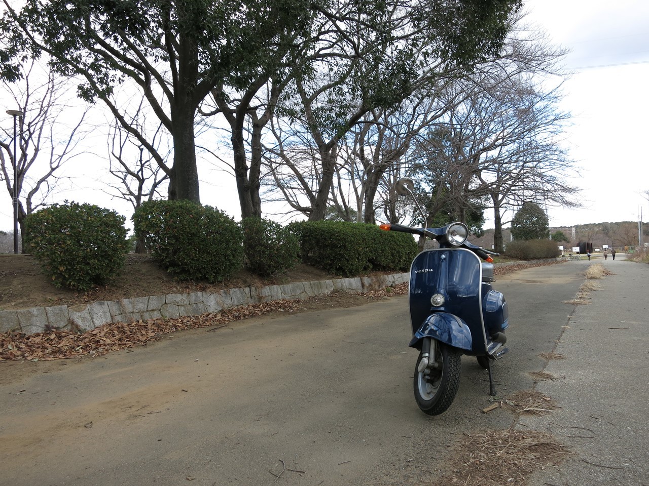 お客様のベスパ試運転