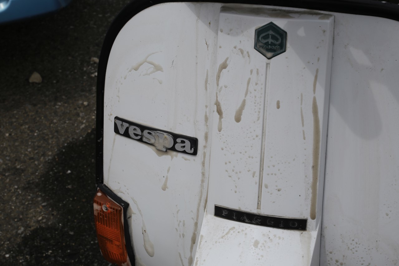 洗車後の車体